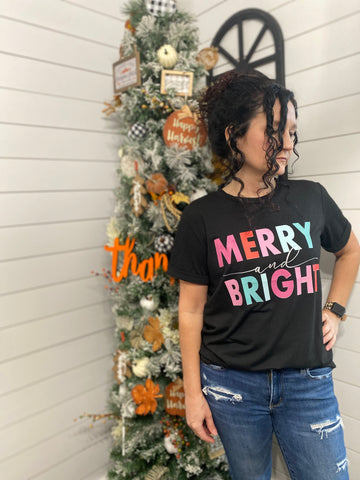 Merry and Bright Graphic Tee